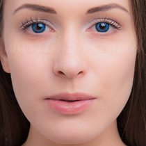 Цветные линзы EOS Powder Blue Фото 2