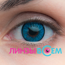 Цветные линзы EOS 203 Blue Фото